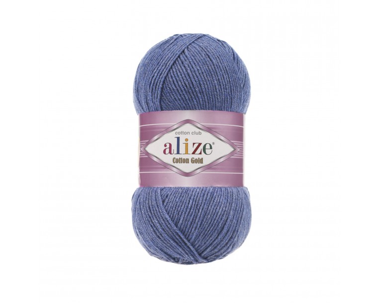 ALIZE Cotton Gold 374 - блакитний меланж 